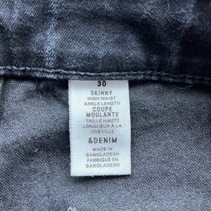 Black high waist skinny jeans